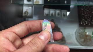 @trinamason meets a rainbow lemurian crystal 6pm September 11 2019