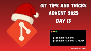 Git tips and tricks. Day 13: git commit --amend