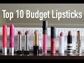 Top 10 Drugstore Lipstick