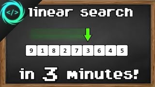 Learn Linear Search in 3 minutes ⬇️ | Searching Algorithm | Volume Up 🔊🔊