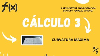 CURVATURA MÁXIMA | CÁLCULO 3 | PROVA | ENGENHARIA #eng #cálculo3 #prova