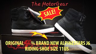 SALE! Original Alpinestars J6 Riding Shoe