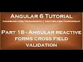 Angular reactive forms cross field validation