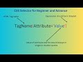 CSS Selector Beginner + Advance