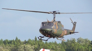 Hughes OH-6D \u0026 Bell UH-1J Return to Base JGSDF