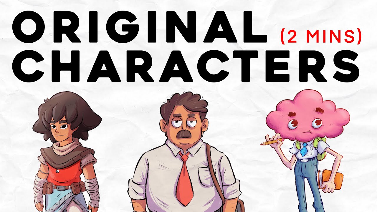 How To Draw Original Characters My Process Youtube