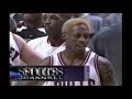 dennis rodman vs chris webber gets heated 11 11 1997