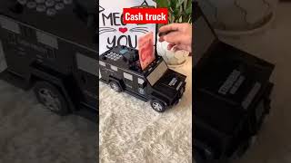 Police truck cash strongbox turn ATM #shorts #support #toys #shortvideo