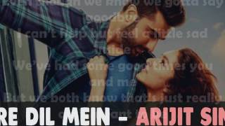 Mere Dil Mein - Half Girlfriend Lyrics | Arjun K & Shraddha K | Veronica M & Yash N | Rishi Rich