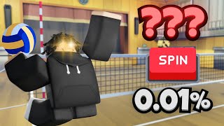 UNLOCKING the RAREST 0.01% SPIKER in Roblox Haikyuu Legends