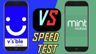 Visible vs Mint Mobile 2024 Speed Test - Which one is faster?