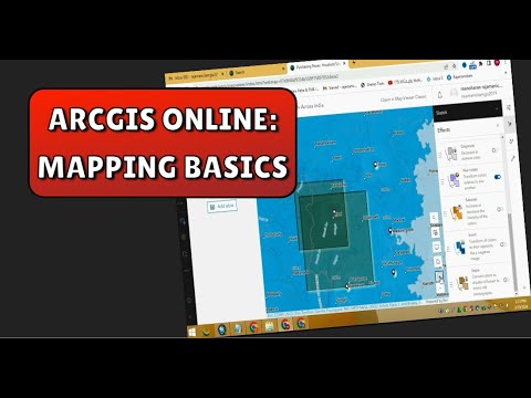 Arcgis Online Mapping Basics Youtube