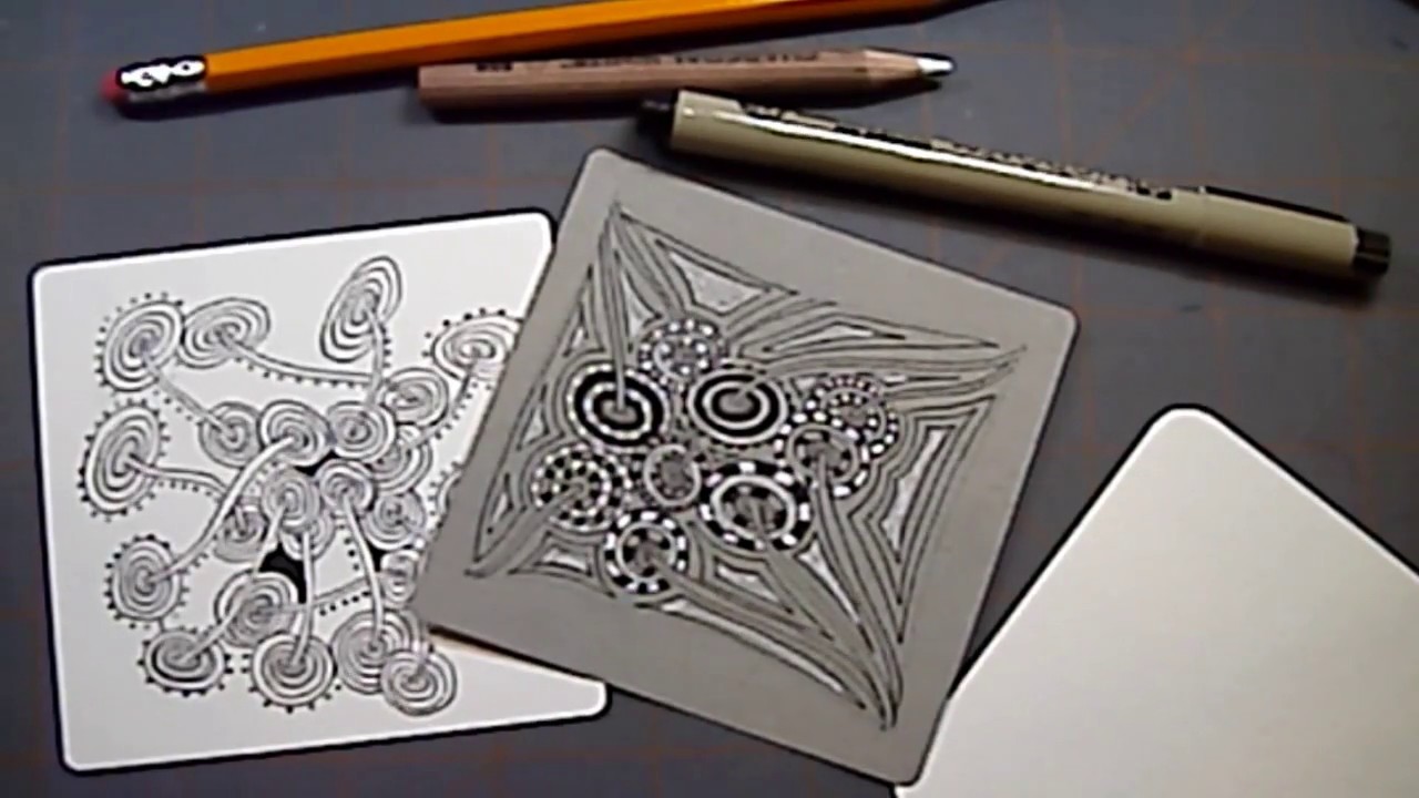 Sedgling Tangle Pattern Lesson 126 Youtube