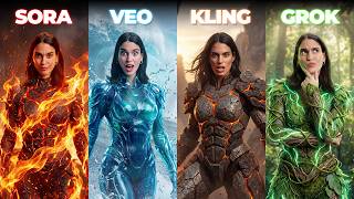 The BEST AI Video Generator 2026! Sora vs Veo vs Grok vs Kling!