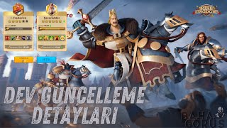 Büyük Güncelleme Detayları Rise Of Kingdoms / ROK