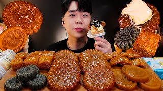 무친 꾸덕함 장인한과와 엑설런트 각종 약과 먹방 YAKGWA ASMR MUKBANG REAL SOUND 薬科