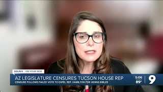 Arizona House of Representatives votes to censure Rep. Stahl Hamilton