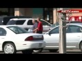 teen hides in woman s car robs her