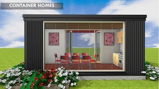 Prefab Shipping Container Homes Module Design  for Dining Space with Floor Plans by SHELTERMODE  INB