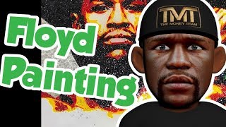 Floyd Mayweather new painting !
