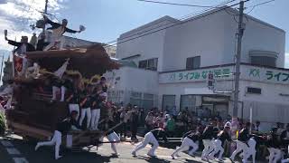 令和６年熊取だんじり祭り試験曳き　永山交差　大宮 3