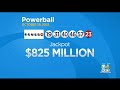 powerball numbers for $825 million jackpot drawn