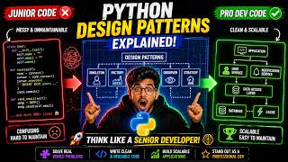 Python Design Patterns Explained 🤯 | Code Like a Senior Developer