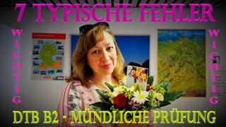 7 typische Fehler bei der mündlichen Prüfung Telc DTB B2