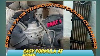 How to clean egr and intercooler गाड़ी के egr ओर intercooler को आसान तरीके से साफ करना सीखें in hindi