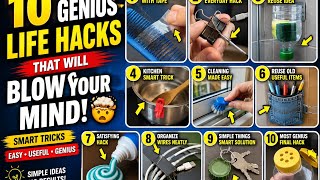 10 Genius Life Hacks That Will Blow Your Mind 🤯 | Smart Everyday Tricks You Should Know