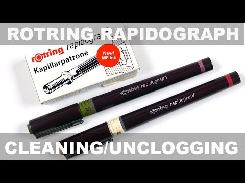 Rotring Rapidograph Cleaning/Unclogging Rotring Rapidograph Cleaning/Unclogging