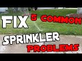 How to Fix 5 Common Sprinkler Head Issues