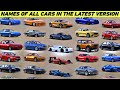 All Car Names in Car Parking Multiplayer New Update V-4.8.17 - 01/167