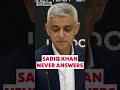 Why can't Sadiq Khan answer the question?#london #politics #conservative #labour #questions