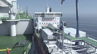 KHobra Small to Midscale LNG transfer (with music)