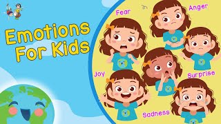 Emotions For Kids - Joy, Sadness, Fear, Surprise, Anger and Disgust (Learning Videos For Kids)