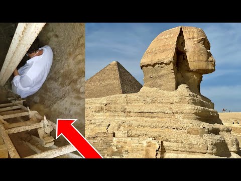 What was in the chamber under the Sphinx?
