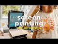 Screen Print at Home Super Fast with the xTool S1 & Screen Printing Kit