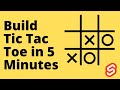 Build Simple Tic-Tac-Toe Game in 5 Minutes | Svelte | JavaScript