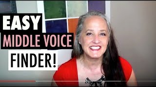 EASY Vocal Exercise for Middle Voice Resonance - Center of Pitch for Singers