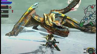 [MHXX] 獰猛化ティガレックスをブレイブ太刀で戦ったらまあまあ下手でした