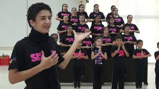 Estudiantes del Colegio Notre Dame listos para el musical “Sister Act” en CBA