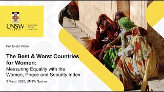 The Best & Worst Countries for Women: Measuring Equality with the WPS Index