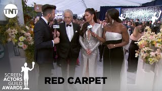 Michael Douglas and Catherine Zeta-Jones: Red Carpet Interview | 26th Annual SAG Awards | TNT