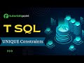 T-SQL - UNIQUE Constraints