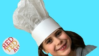 How to make a Chef's Hat with Paper - World Book Day - Pancake Day - Master Chef Fans