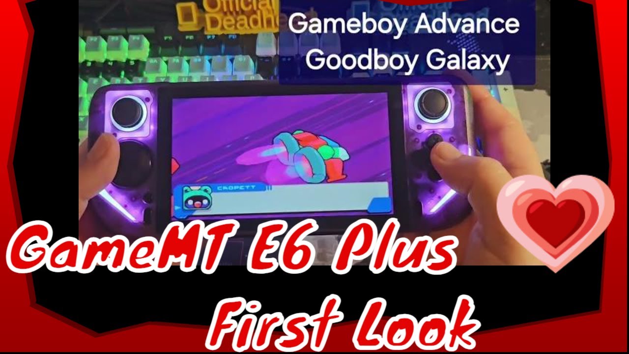 Gamemt E6 Plus Unboxing пёџ First Look More Rk3566 Fun Youtube