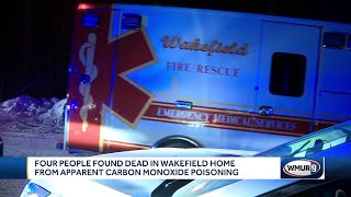 Four found dead from suspected carbon monoxide poisoning