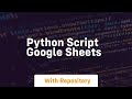 python script google sheets