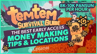 Money Making Tips \u0026 Locations - 10k Pansun an Hour! | Temtem Survival Guide